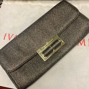 Ivanka Trump Bronze Gold Clutch New With Tags